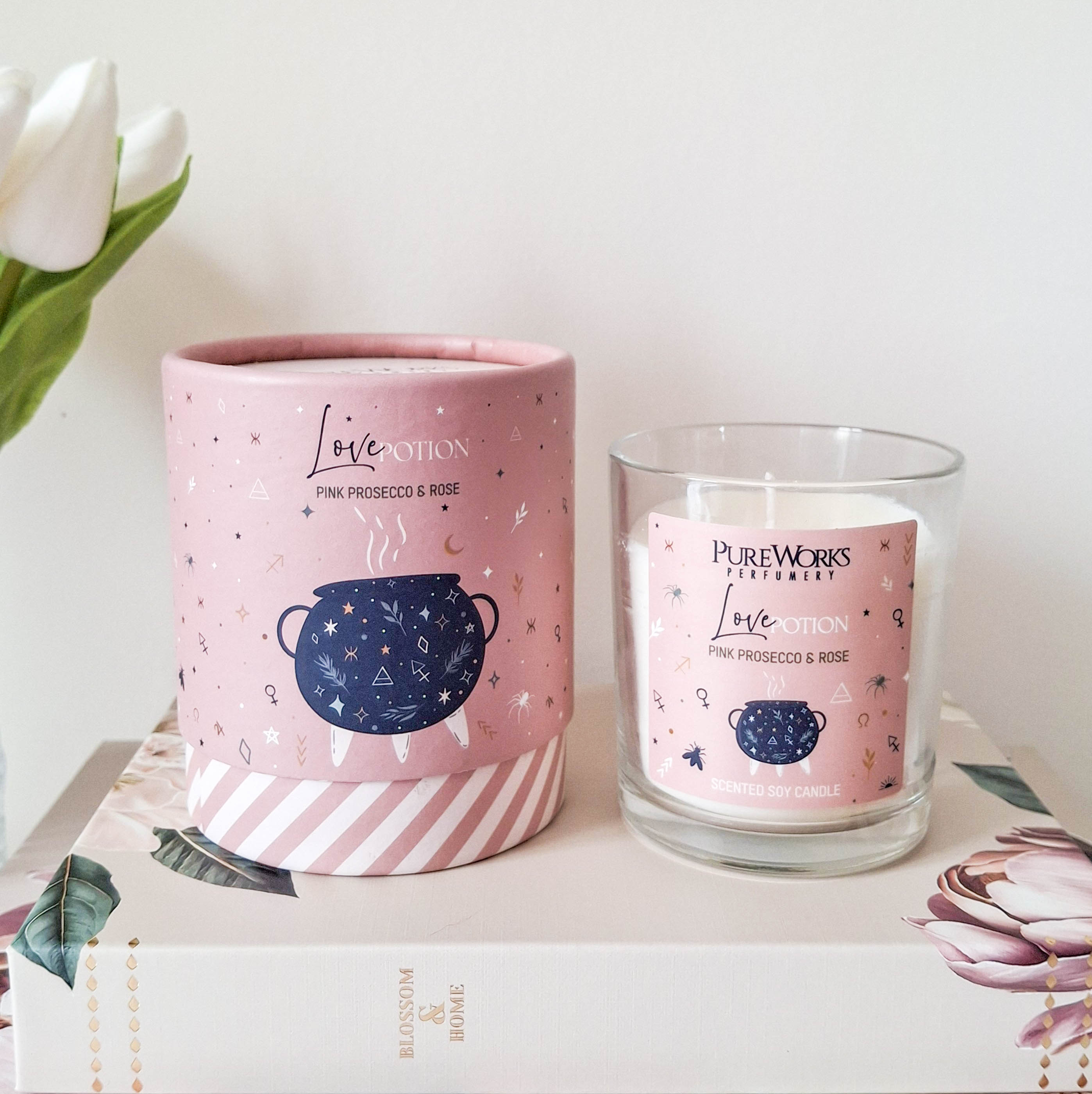 Love Potion Pink Prosecco & Rose Scented Candle
