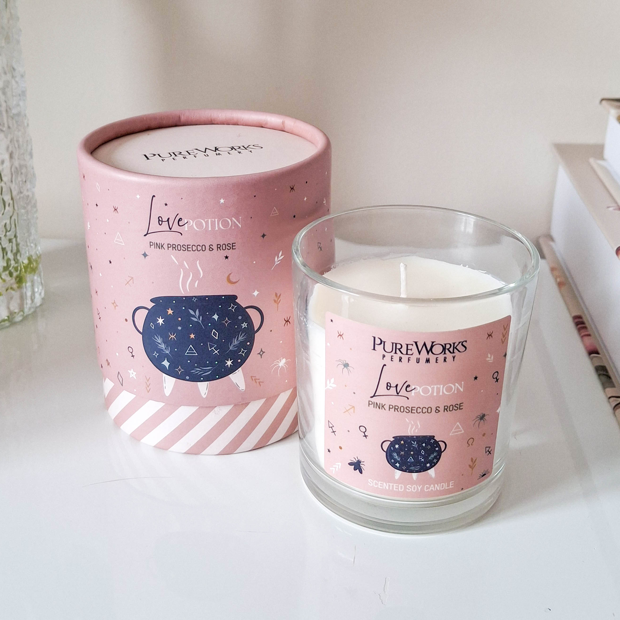 Love Potion Pink Prosecco & Rose Scented Candle
