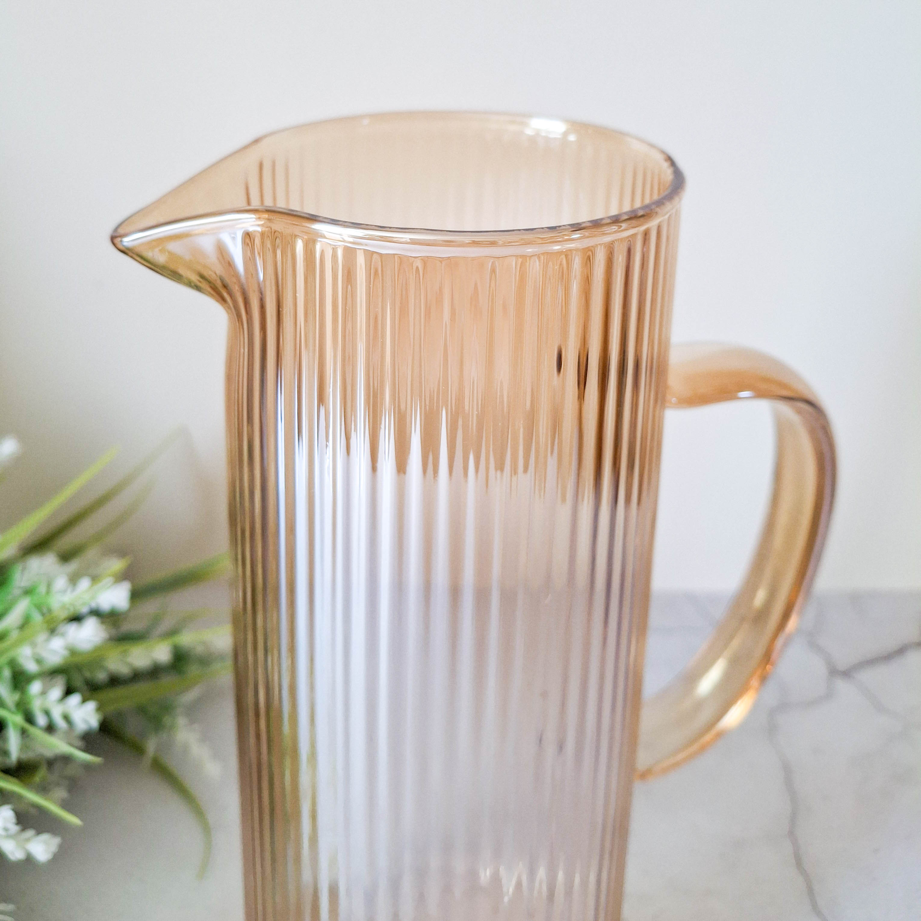 Champagne Gold Glass Jug