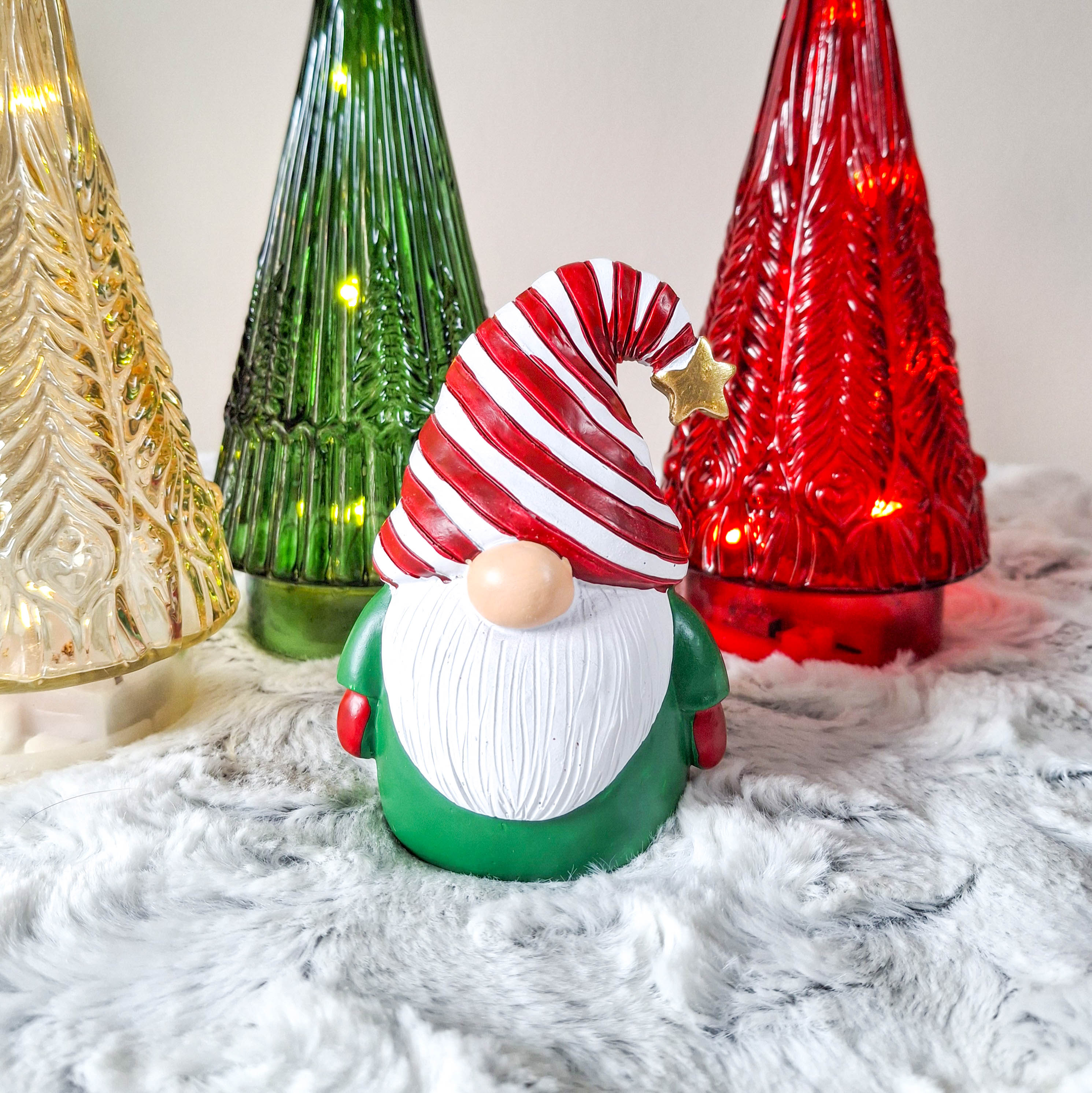 Stripey Hat Christmas Gonk Decoration