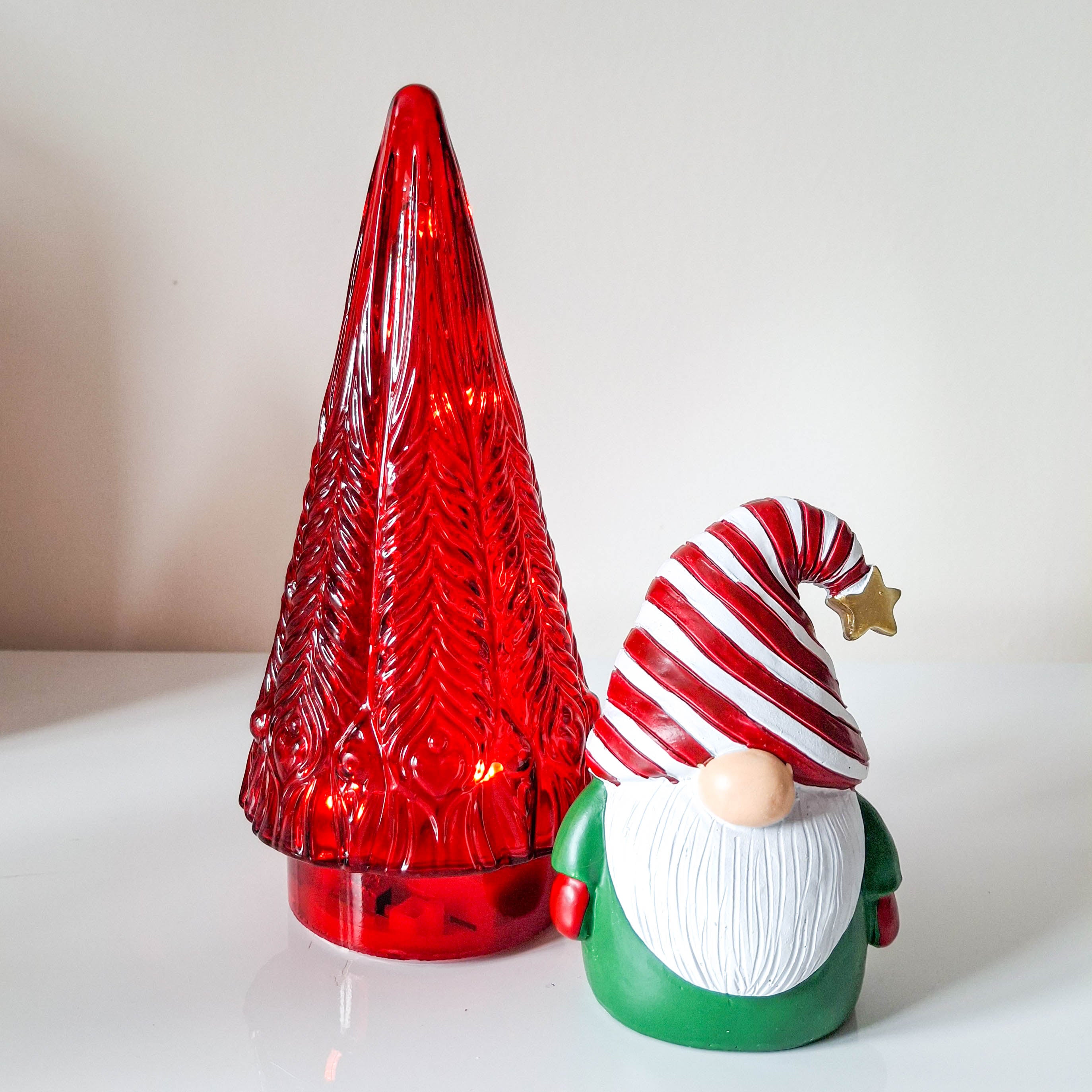 Stripey Hat Christmas Gonk Decoration