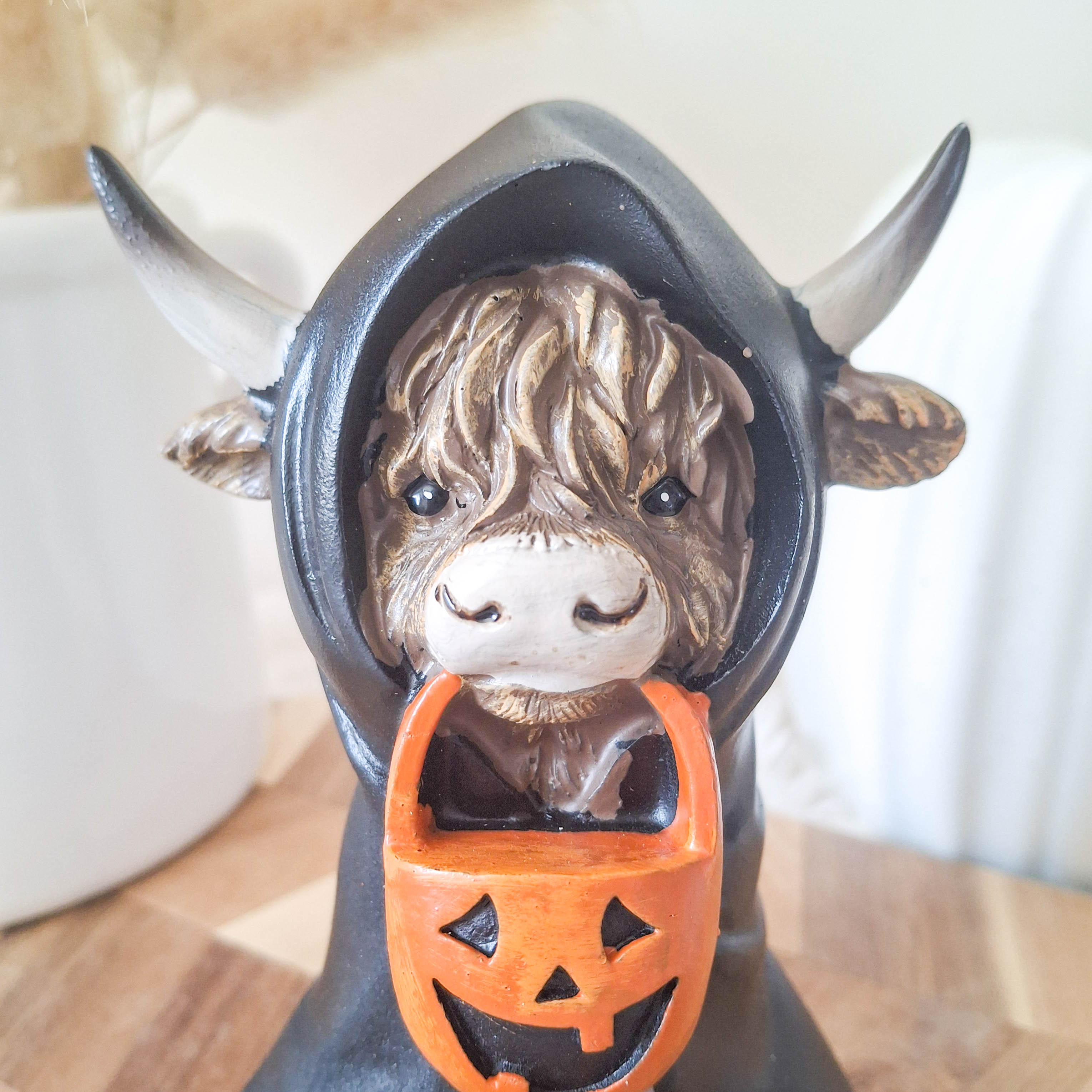 Halloween Fancy Dress Highland Cow Ornament