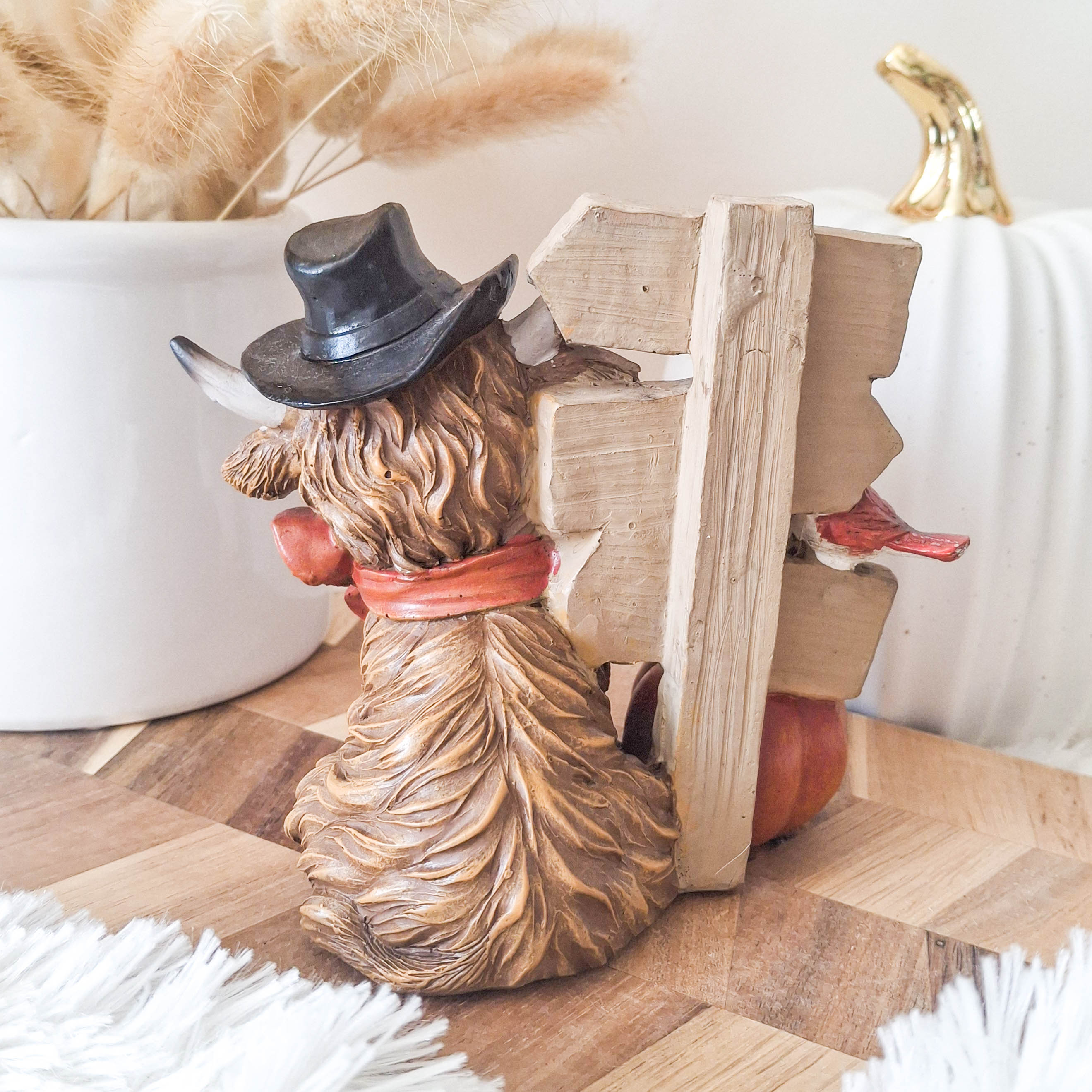 Welcome To My Patch Highland Cow Ornament