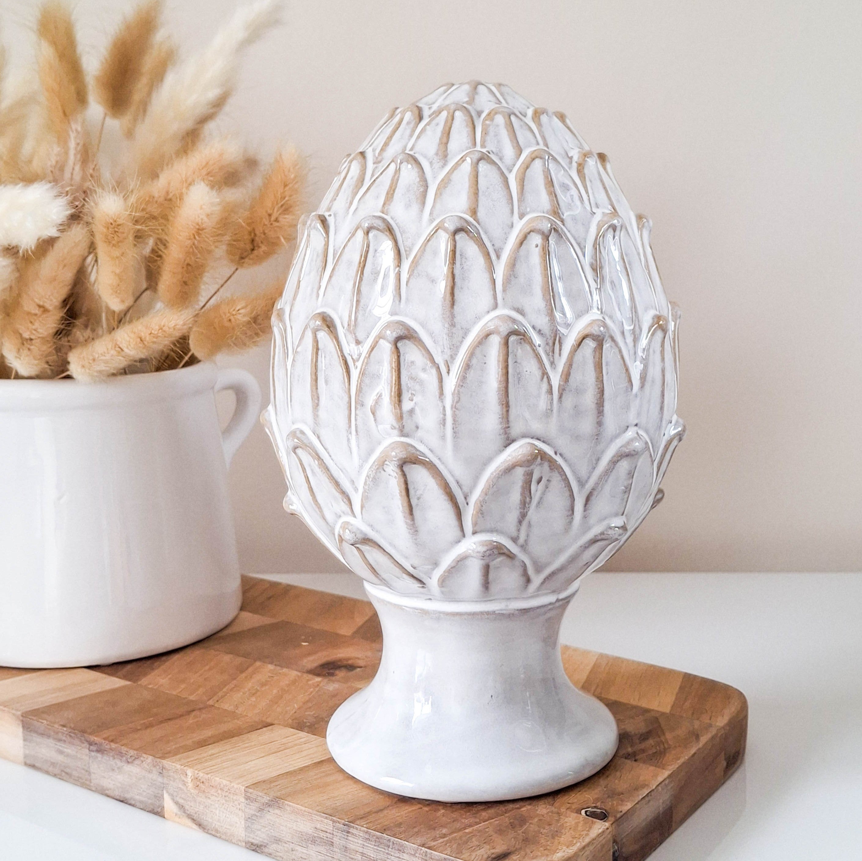 Pinecone Reactive Glaze Ornament