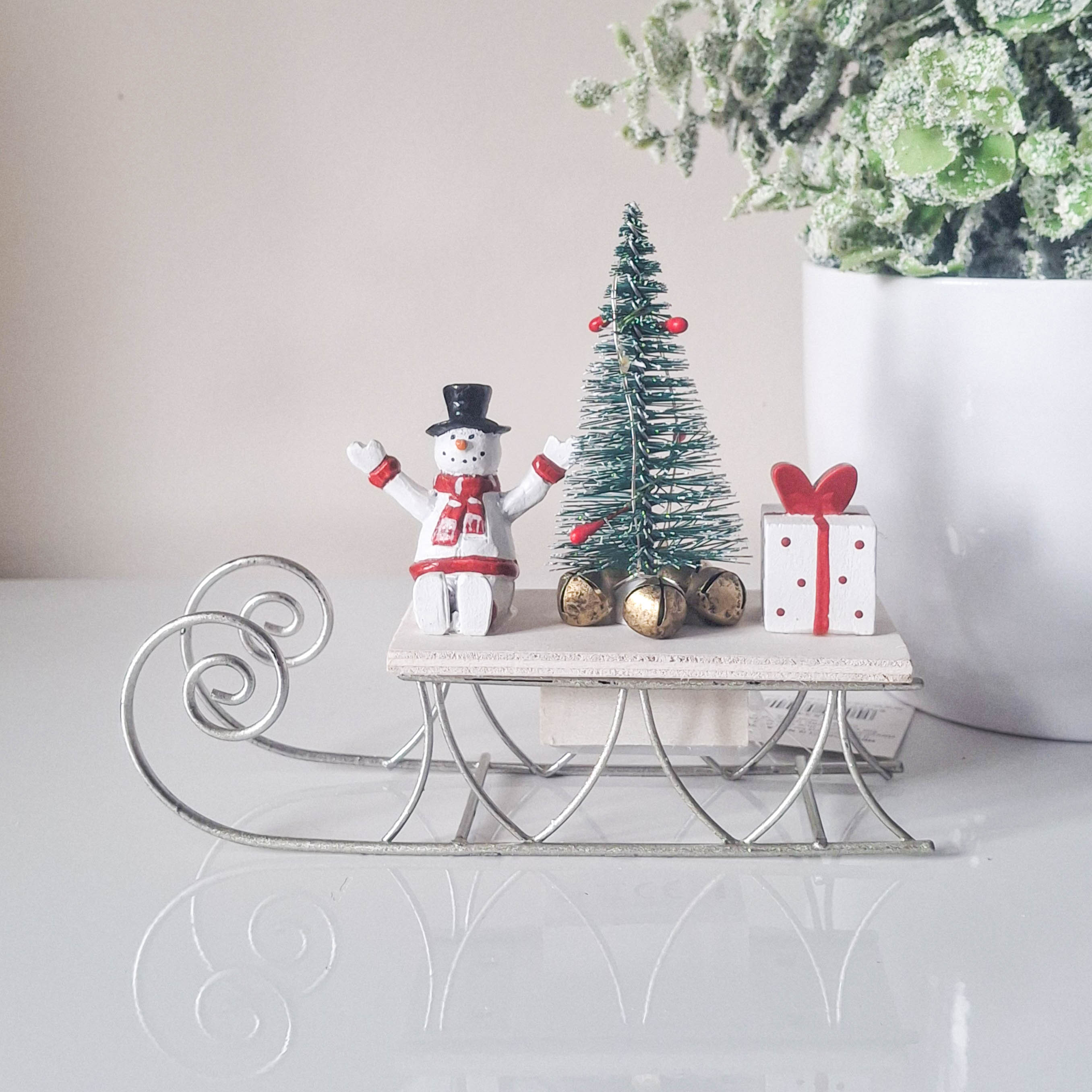 Snowman Light Up Sledge