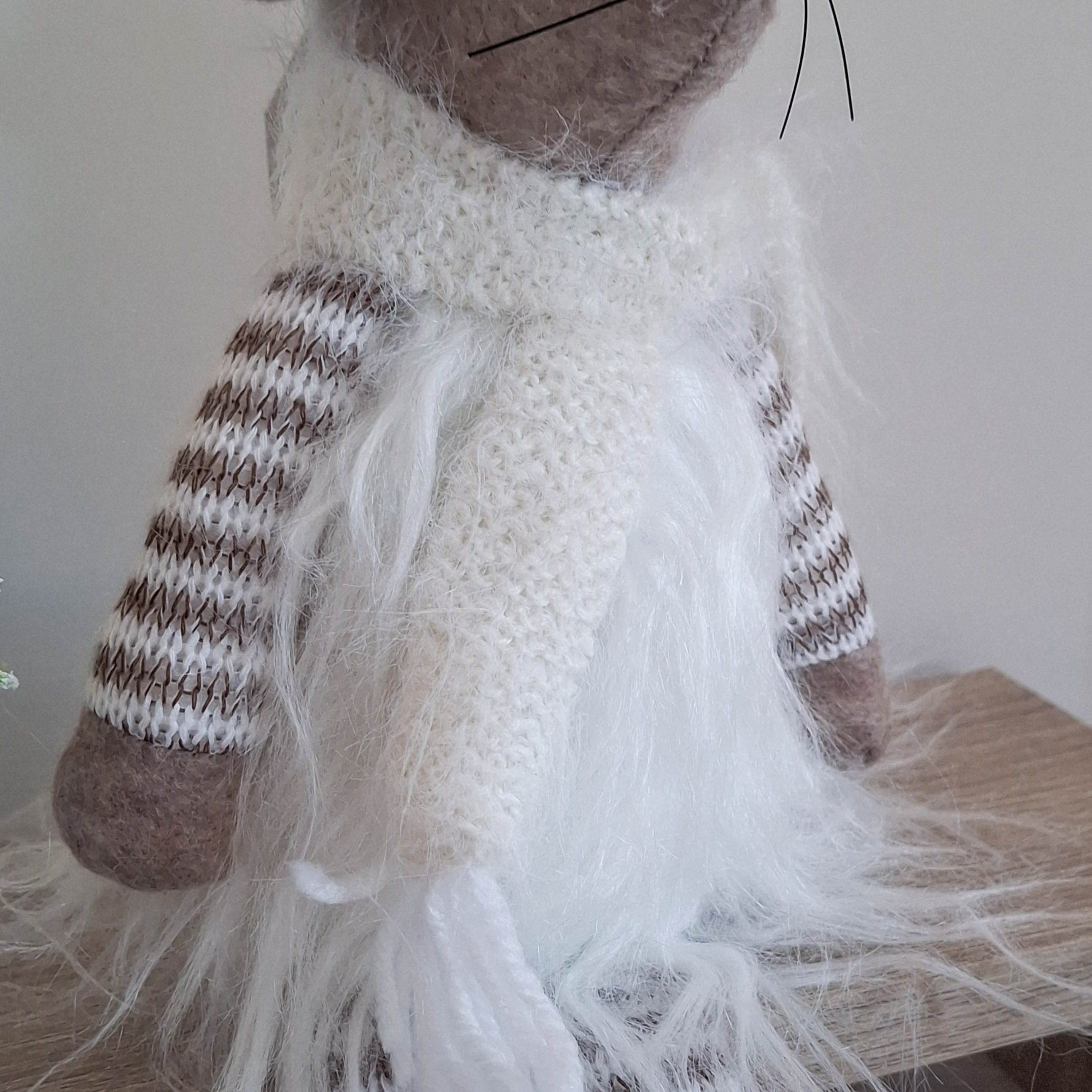 Sitting Winter Mouse