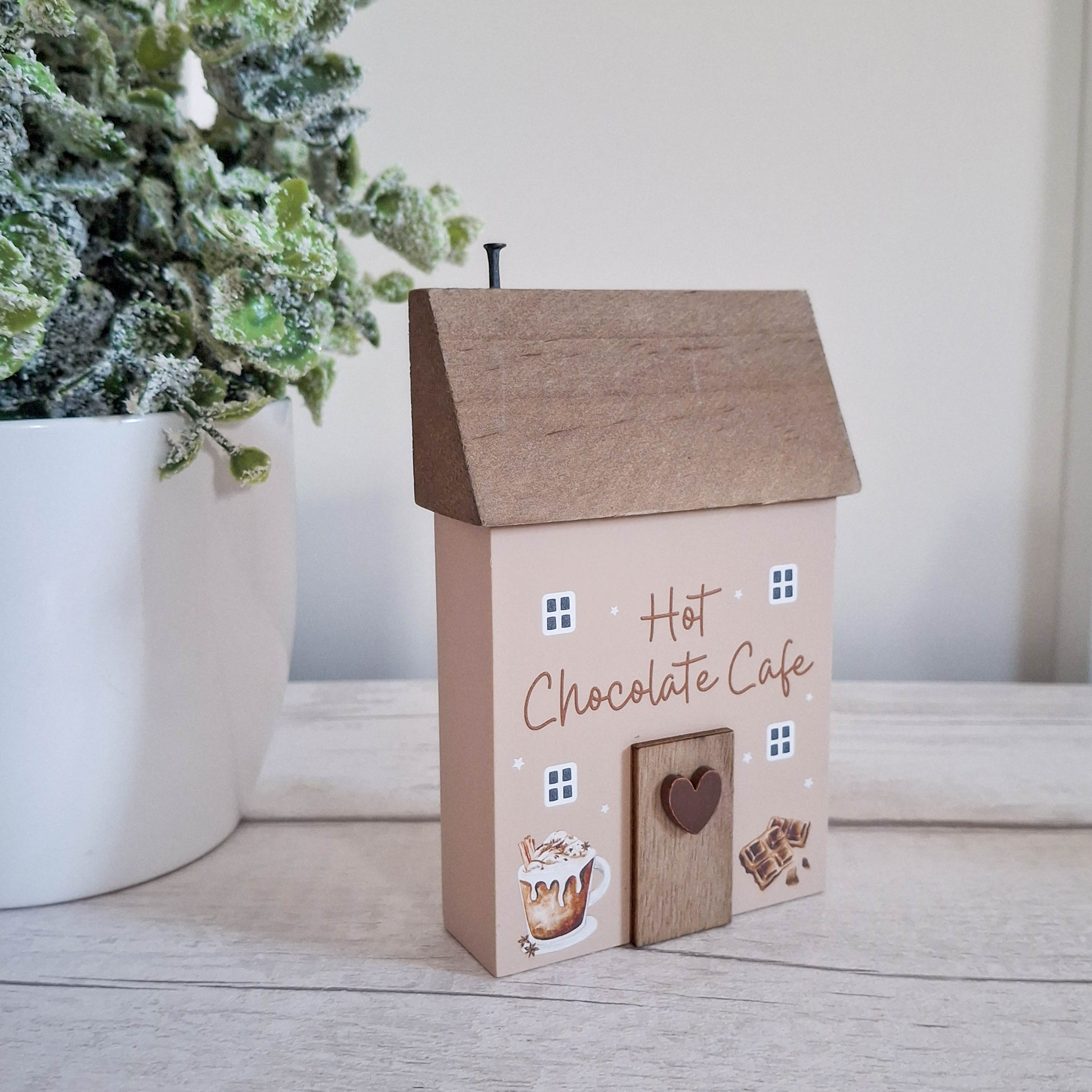 Cosy Time Small Wooden House Block