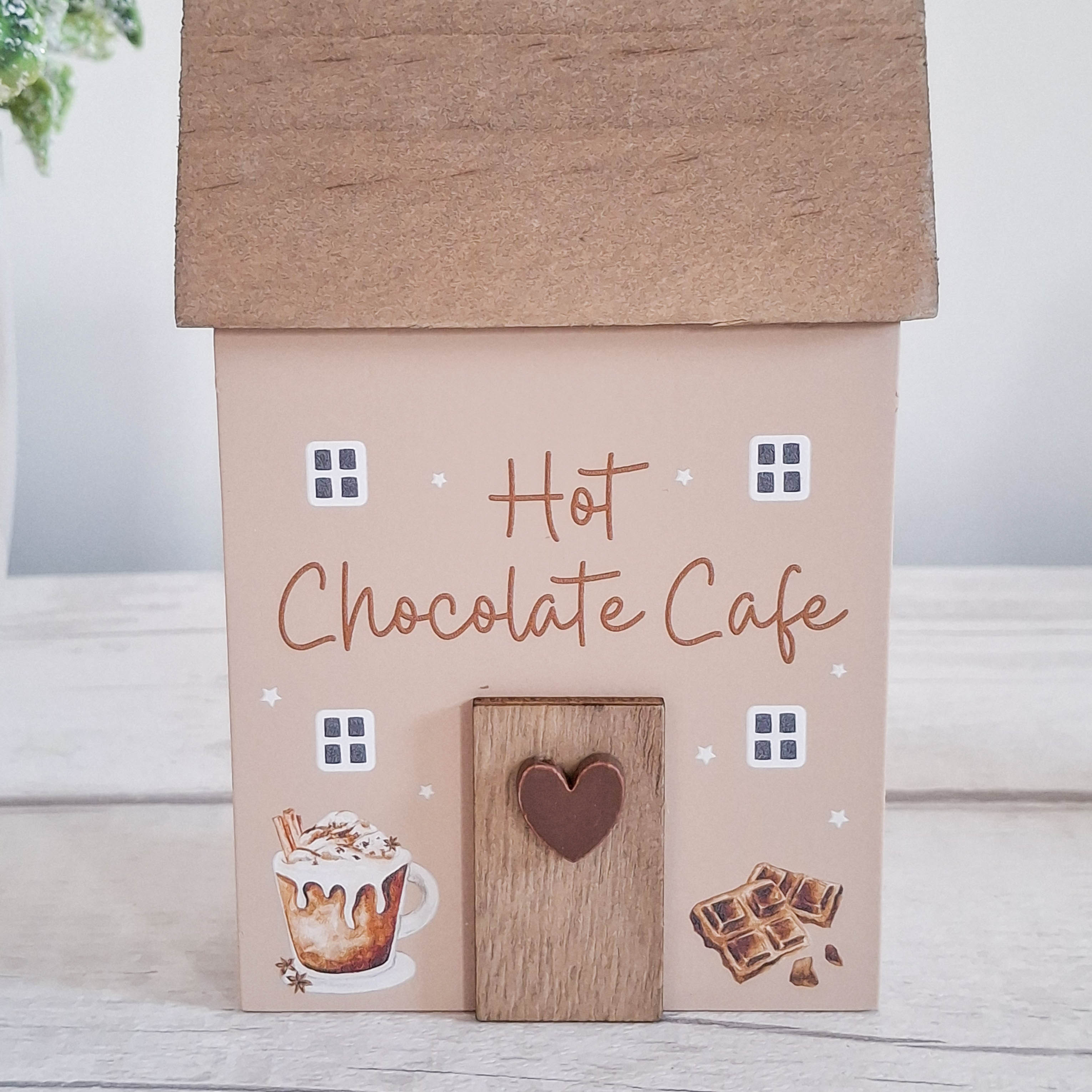 Cosy Time Small Wooden House Block