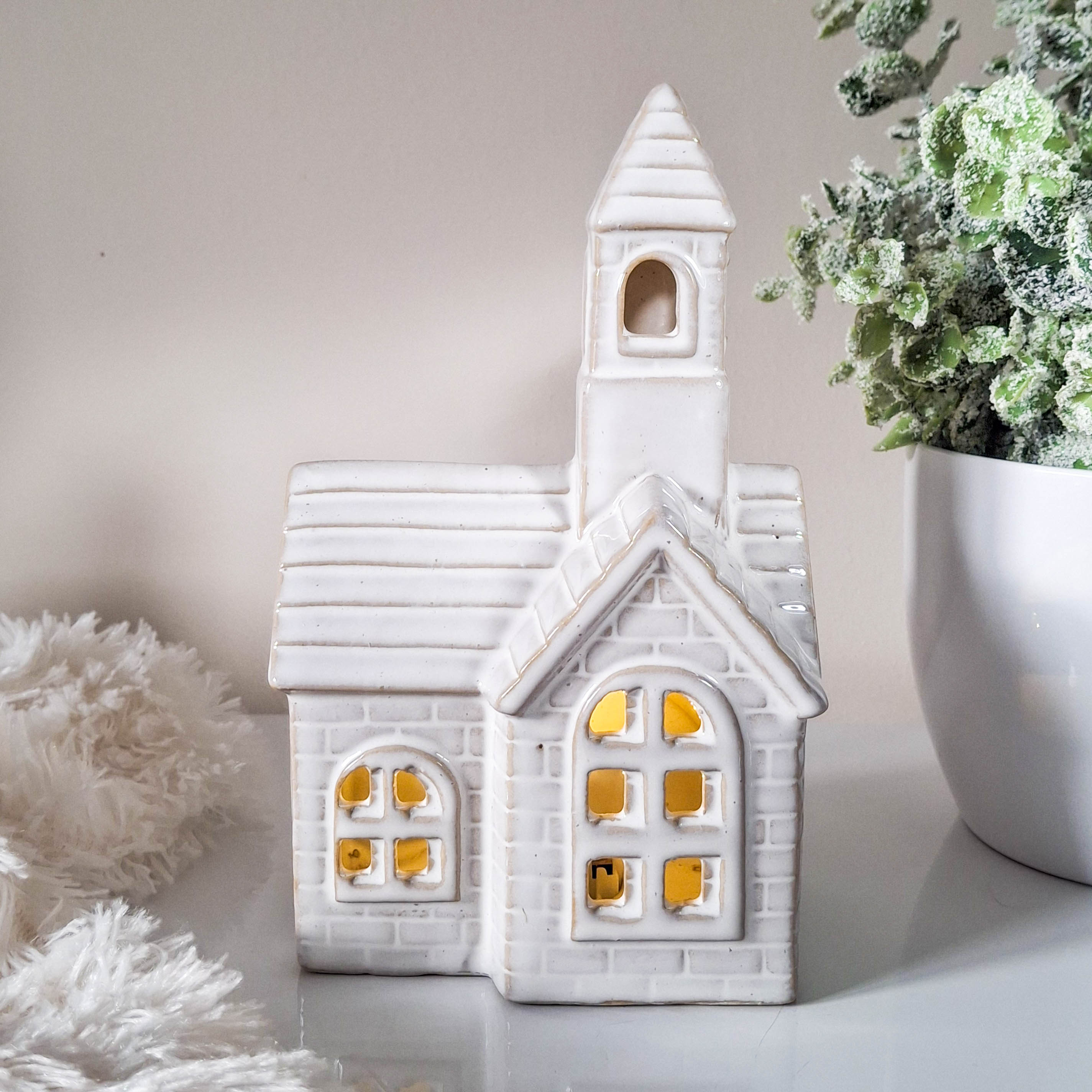 Reactive Glaze LED Church