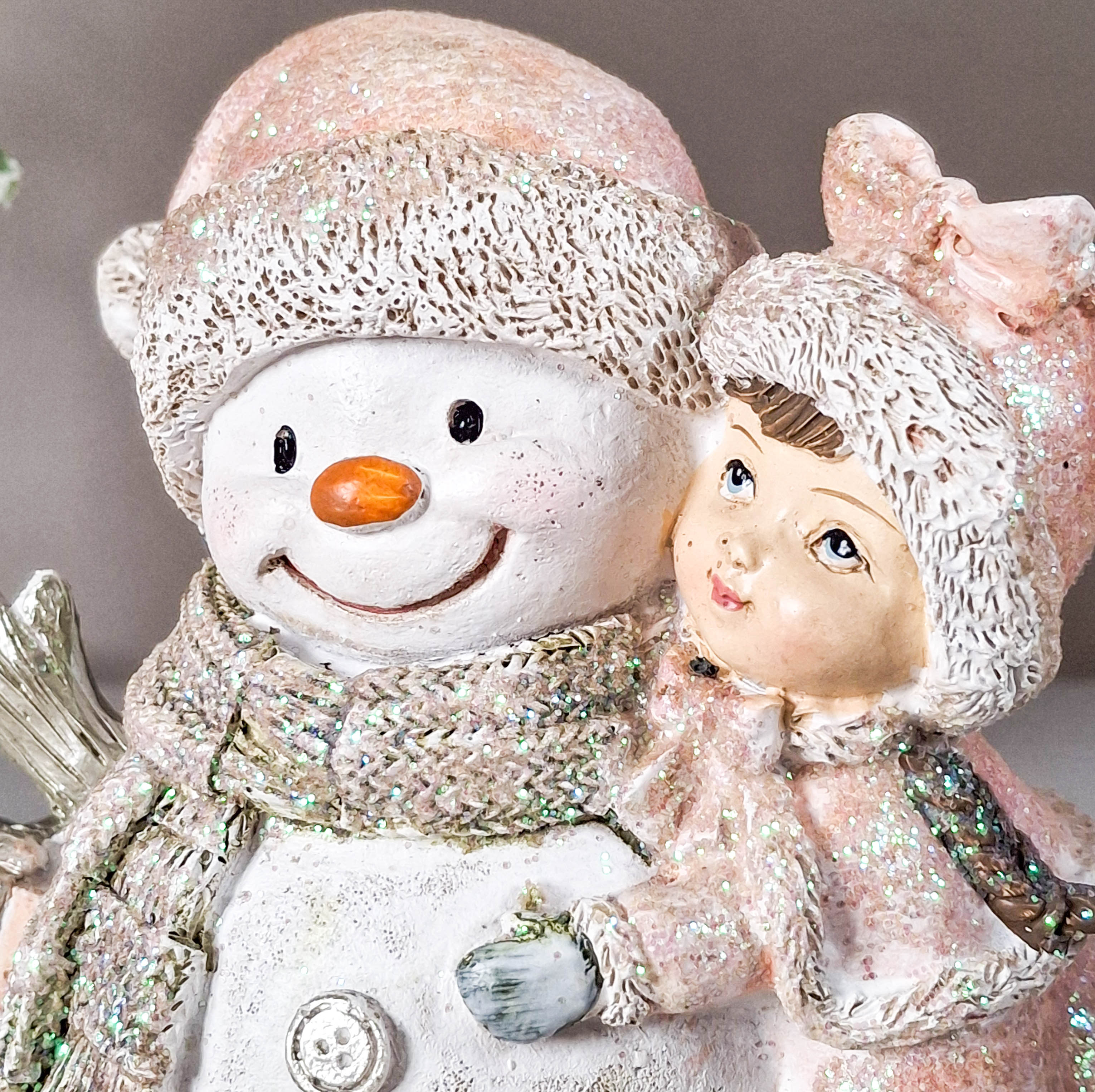 Snowman Scene Figurine