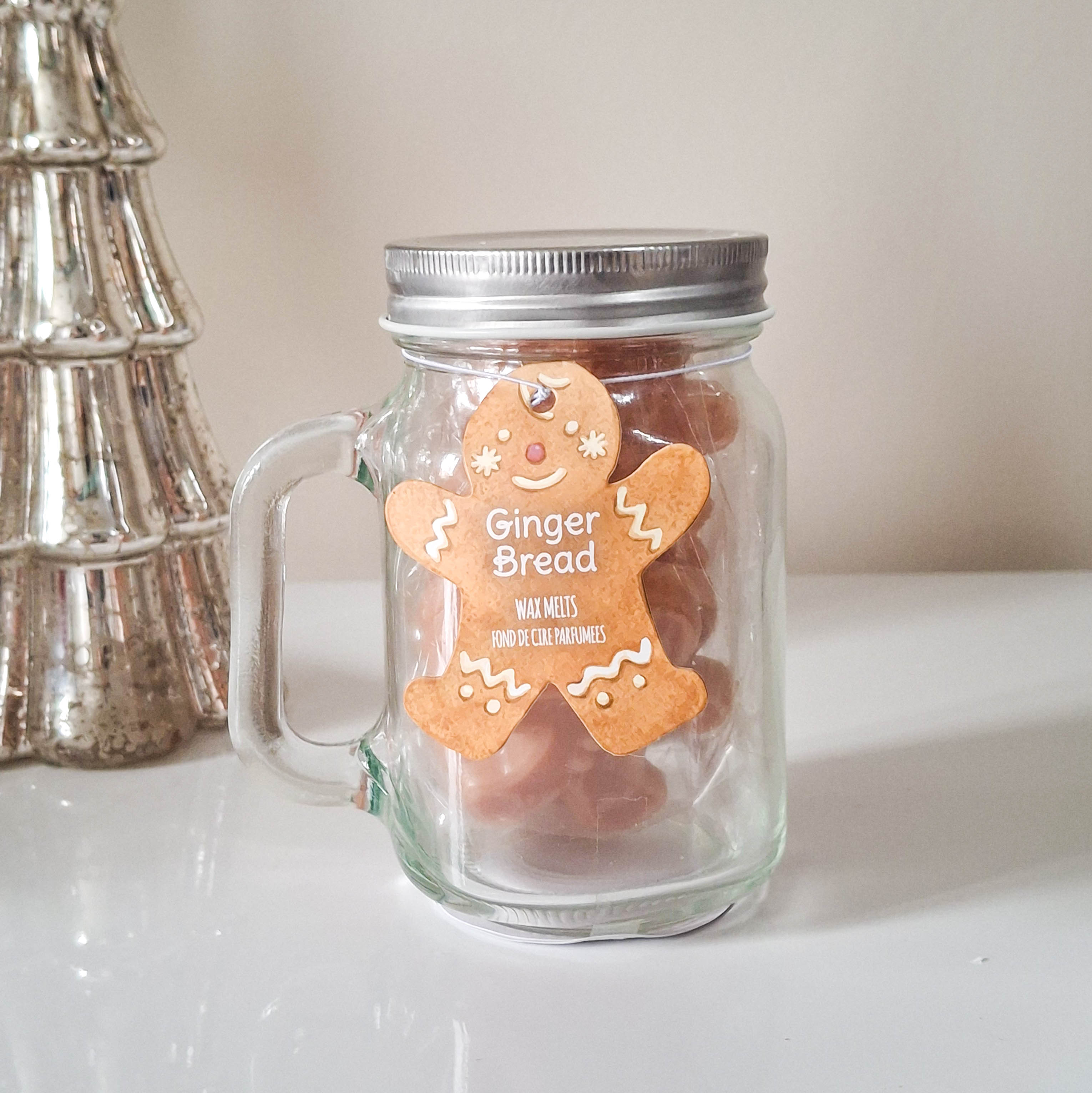 10 Gingerbread Wax Melts in Mason Jar