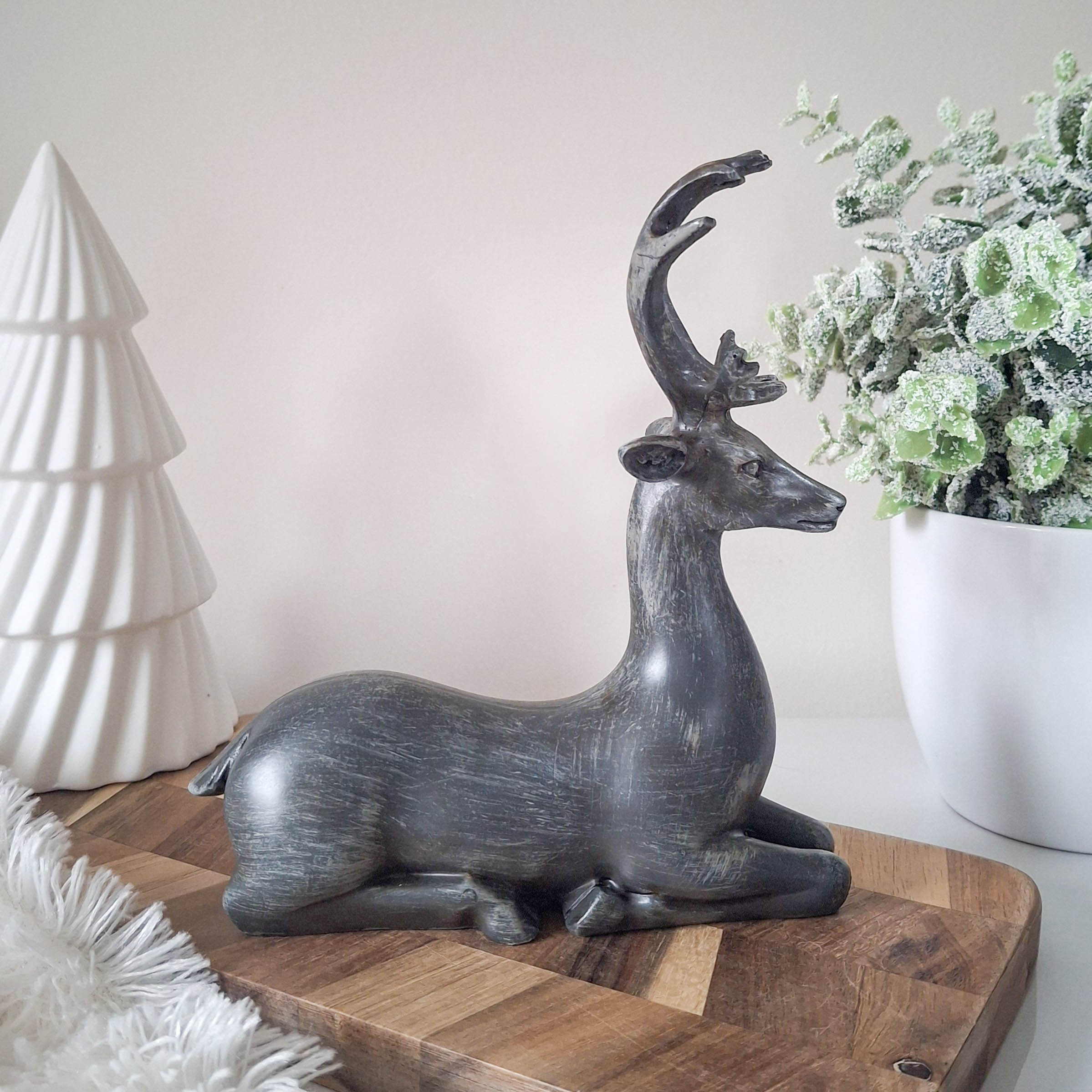 Lying Down Deer Ornament