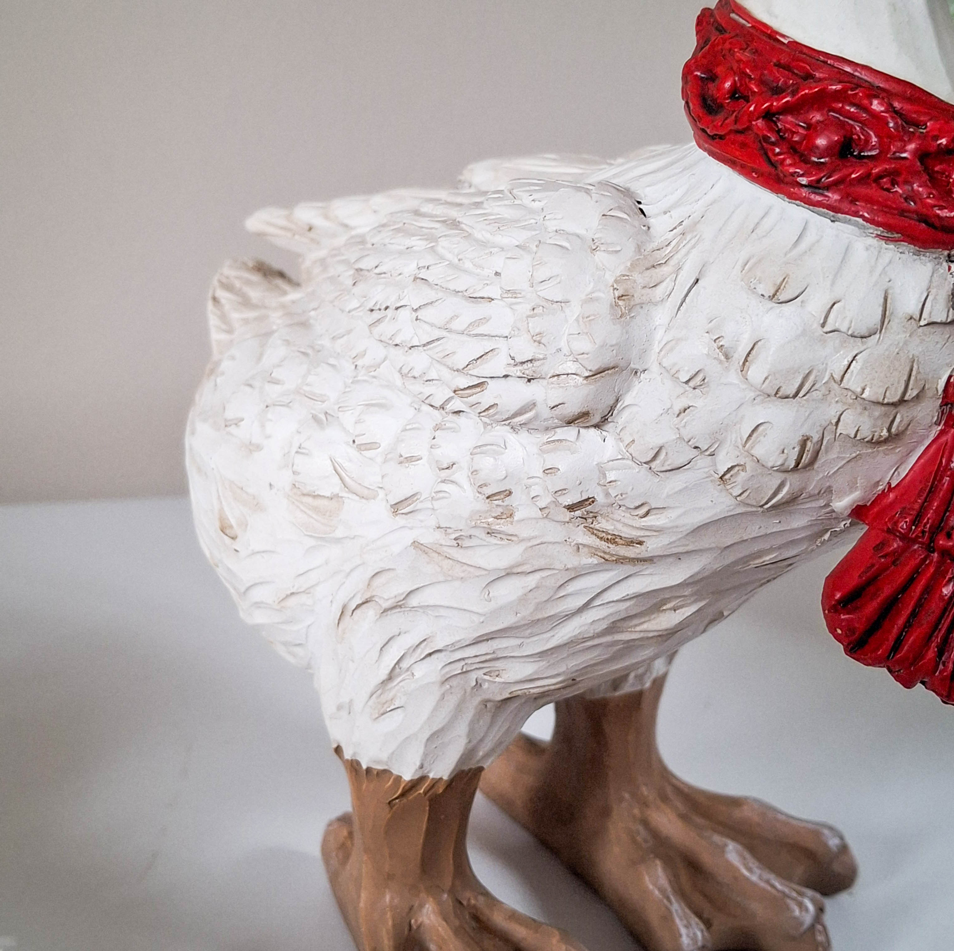 Christmas Duck with Red Scarf