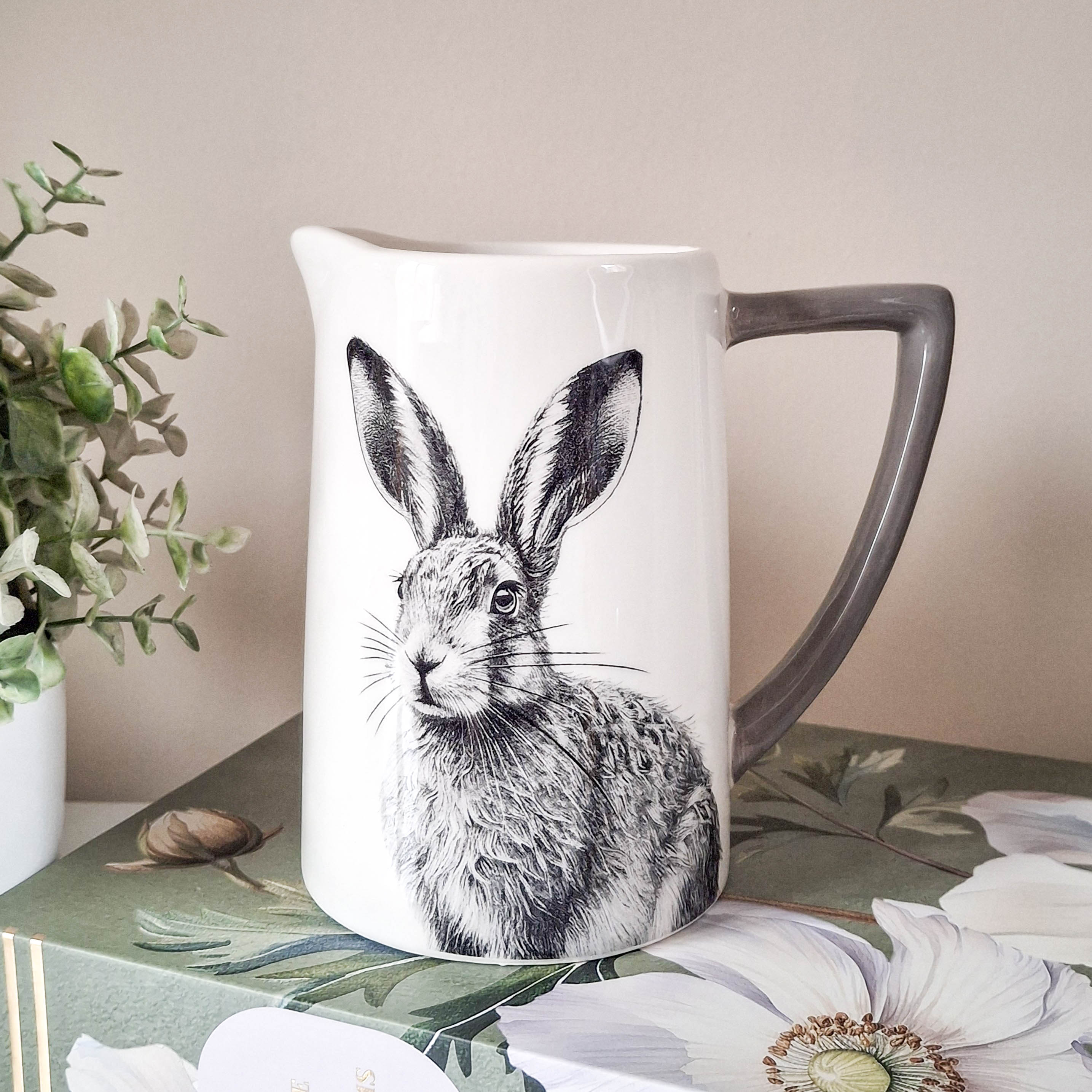 Country Hare Ceramic Jug
