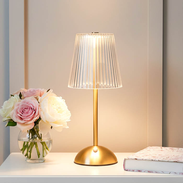 Bronze Gold LED USB Touch Table Lamp