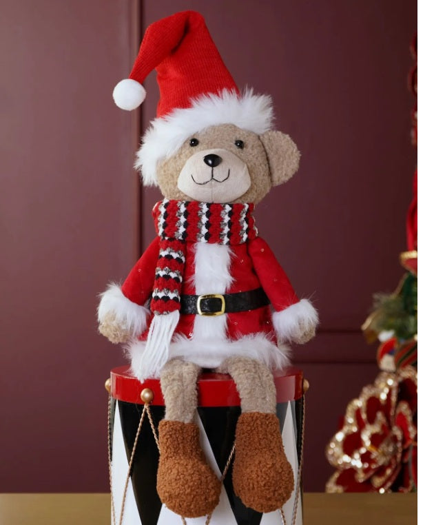 Real Tidings Sitting Christmas Bear
