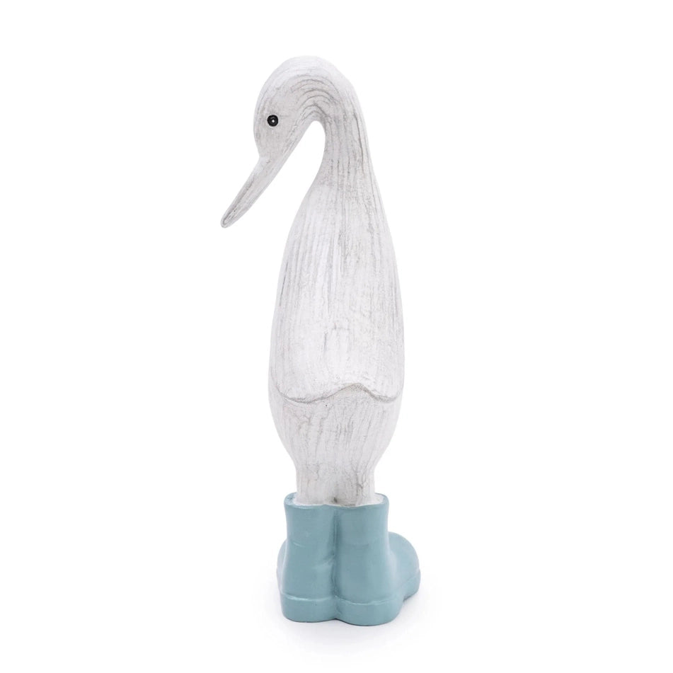 Small Duck in Light Blue Wellies