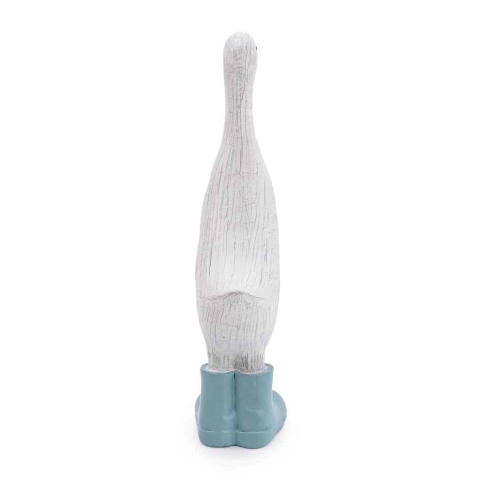 Large Duck in Light Blue Wellies