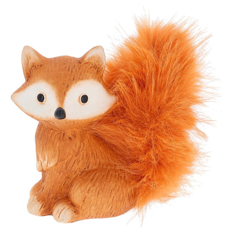 Fuzzy Fox Ornament 13cm