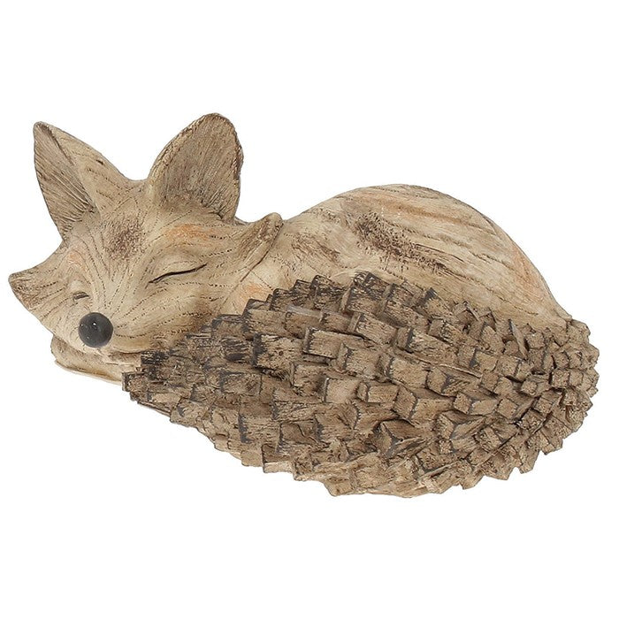 Woodgrain Pals Sleeping Fox Ornament