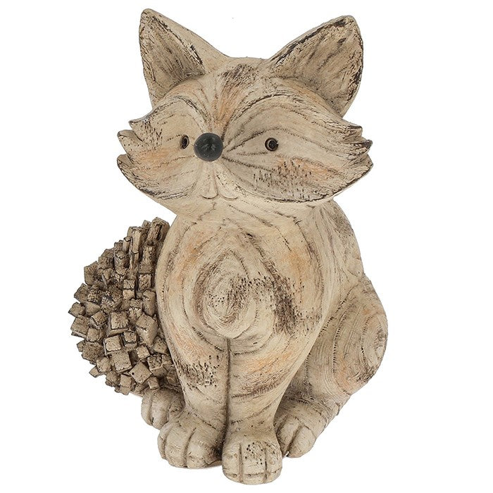 Woodgrain Pals Sitting Fox Ornament