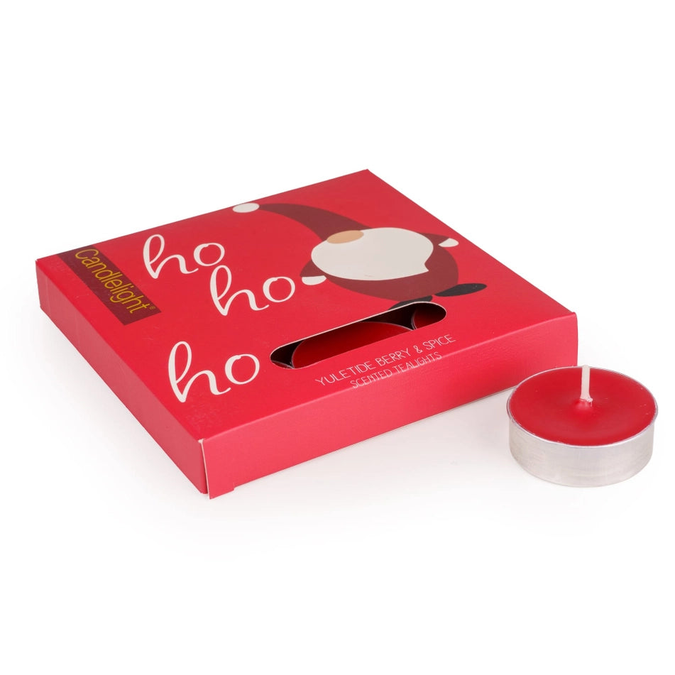 Yuletide Berry & Spice Scented Tealights 9 Pack