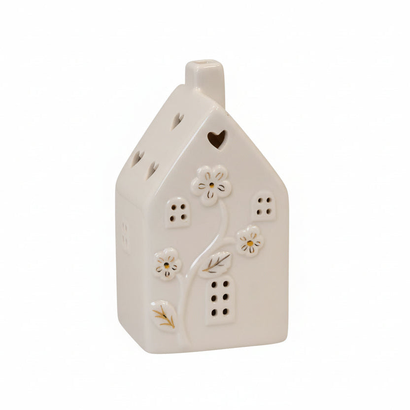 Flower Embossed LED House Small