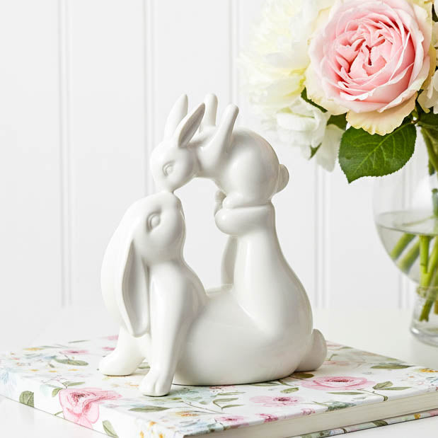 Mum & Baby Rabbit Ornament