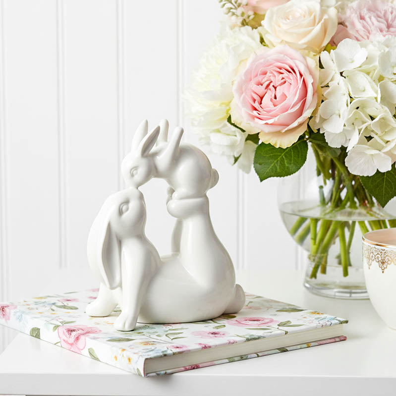 Mum & Baby Rabbit Ornament