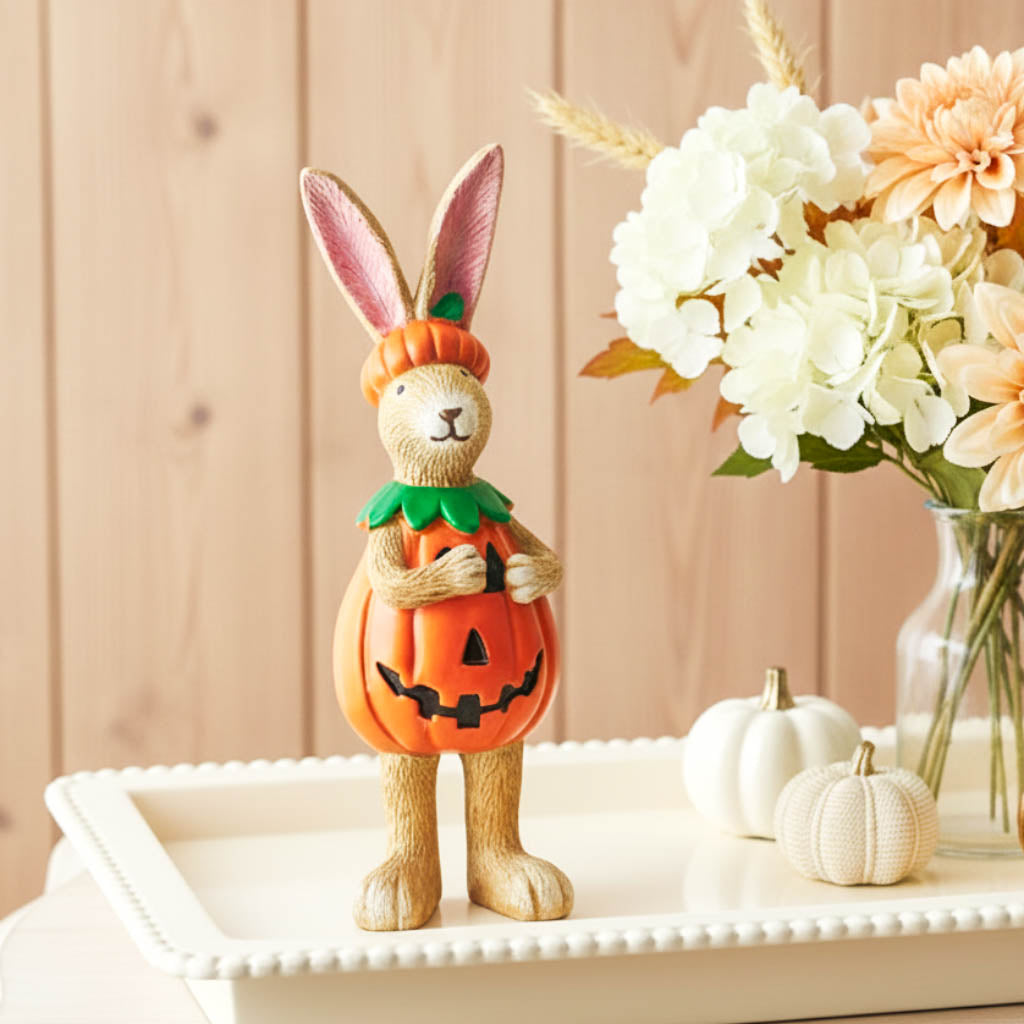 Pumpkin Jasper Rabbit Ornament