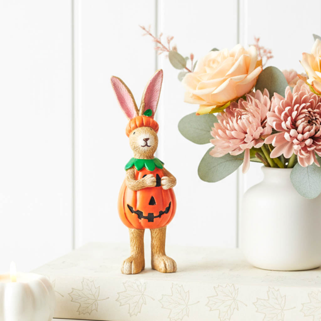 Pumpkin Jasper Rabbit Ornament