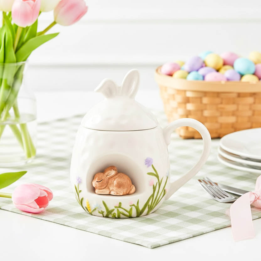 Bunny Mug with Lid