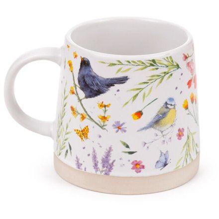 Wings & Wildflowers Stoneware Mug