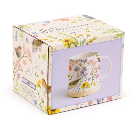 Wings & Wildflowers Stoneware Mug