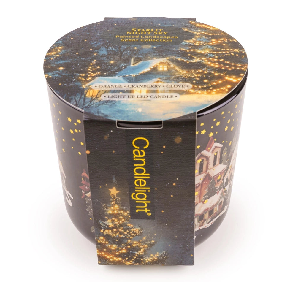 Starlit Night Sweet Frankincense LED Christmas Candle