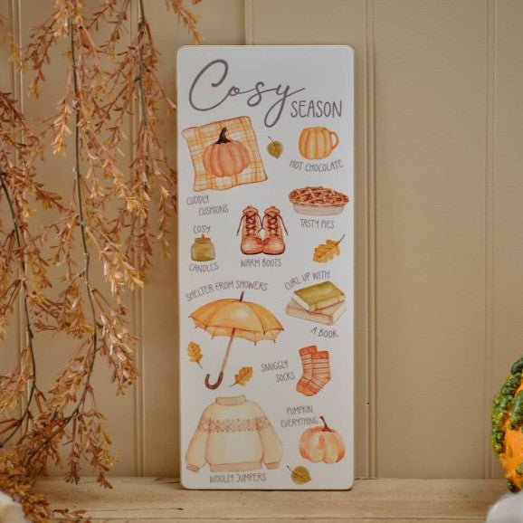 Cosy Season Wooden Plaque