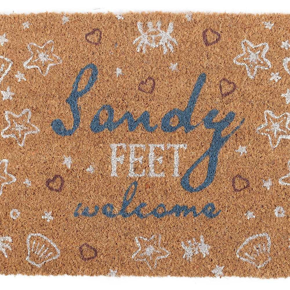Sandy Feet Welcome Doormat