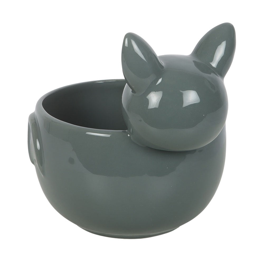 Cute Grey Bat Bowl