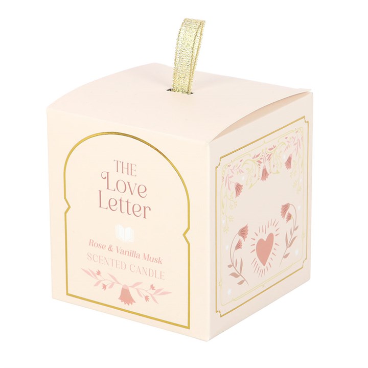 The Love Letter Rose & Vanilla Scented Candle