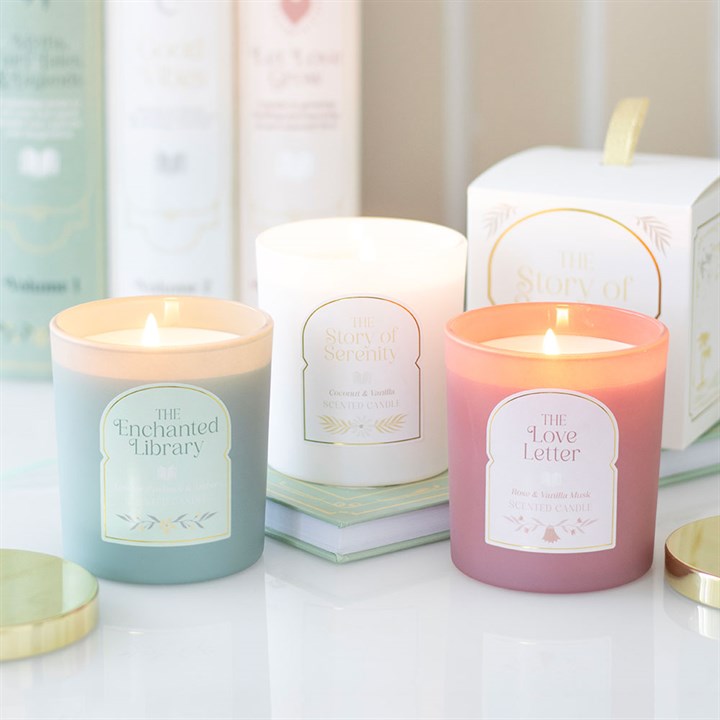 The Story Of Serenity Coconut & Vanilla Scented Candle