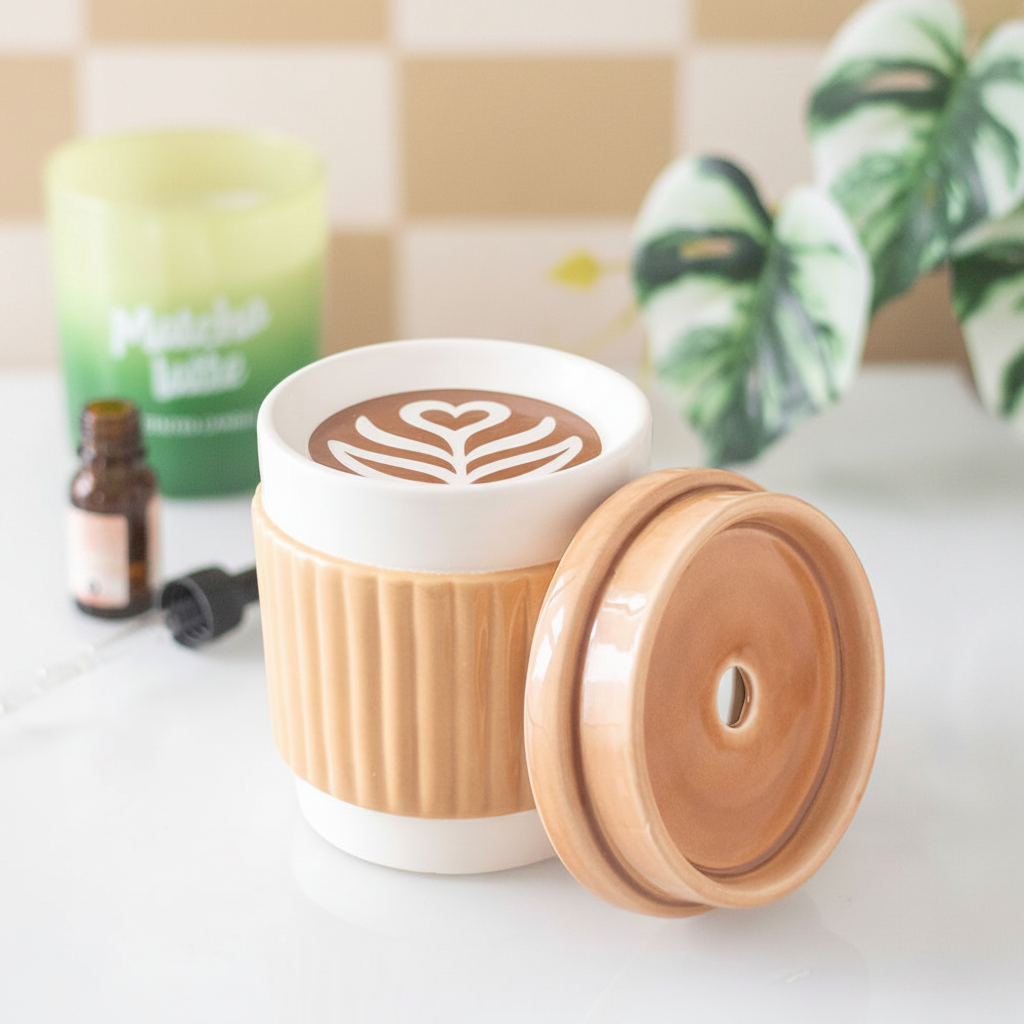Coffee Cup Oil Burner
