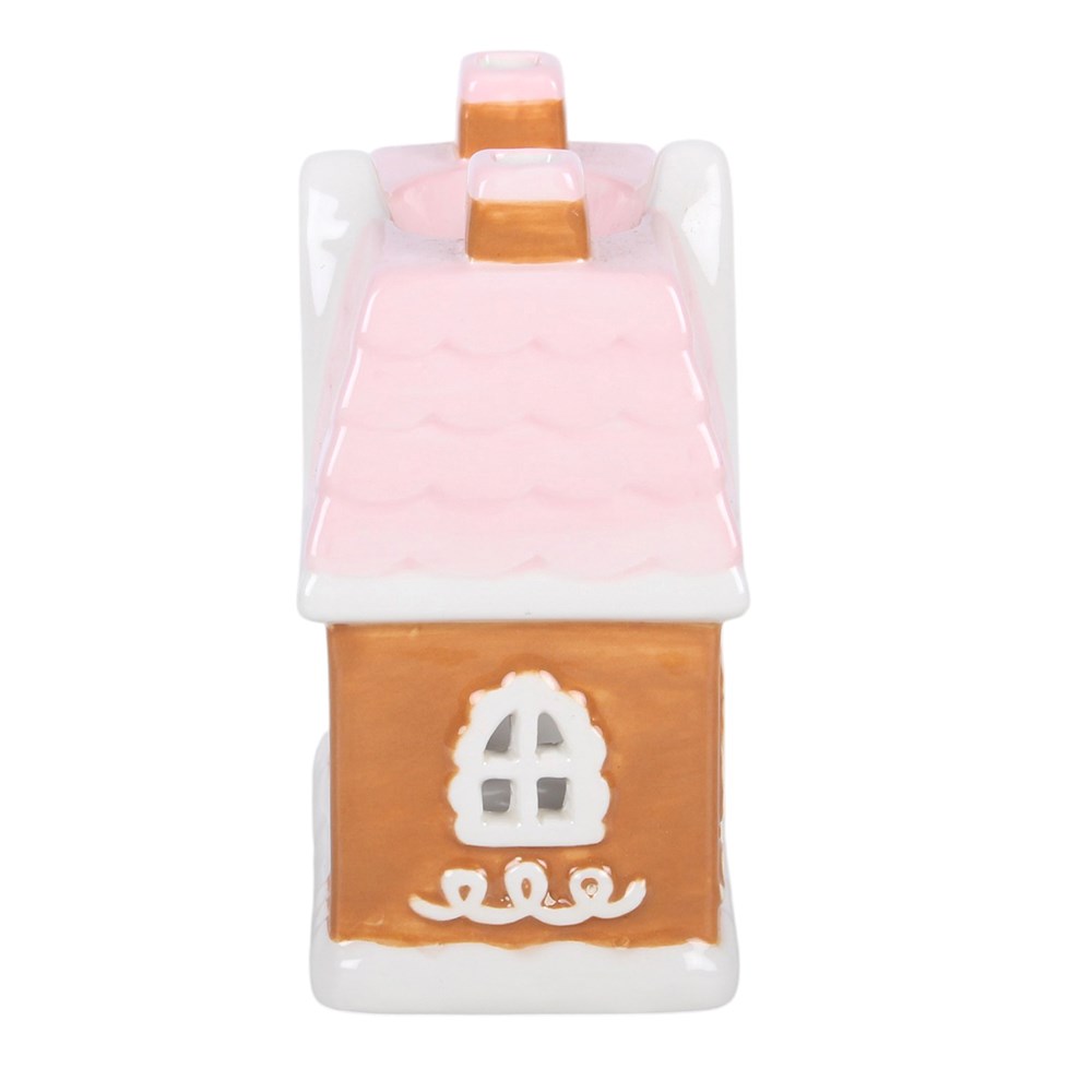 Pink Gingerbread House Oil Burner & Wax Warmer