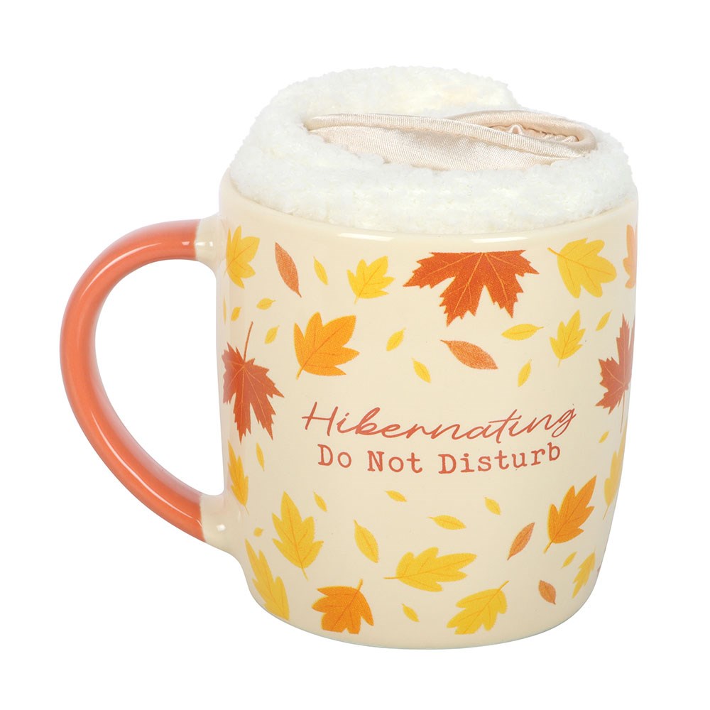 Autumn Hibernation Kit with Mug, Socks & Eye Mask