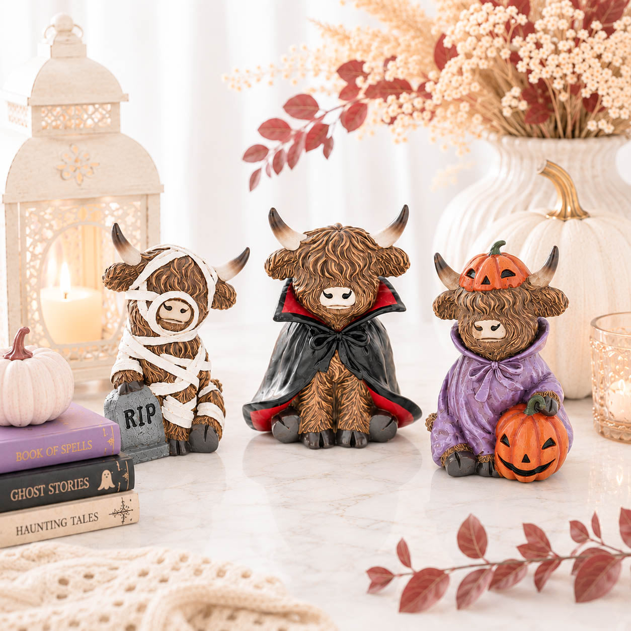 Spooky Halloween Costume Highland Cow
