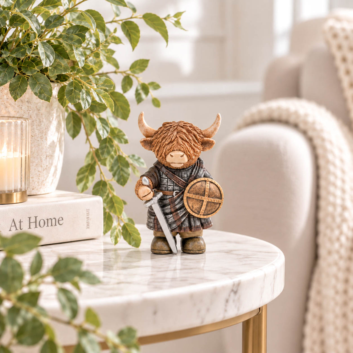 Braveheart William Wallace Happy Highland Cow