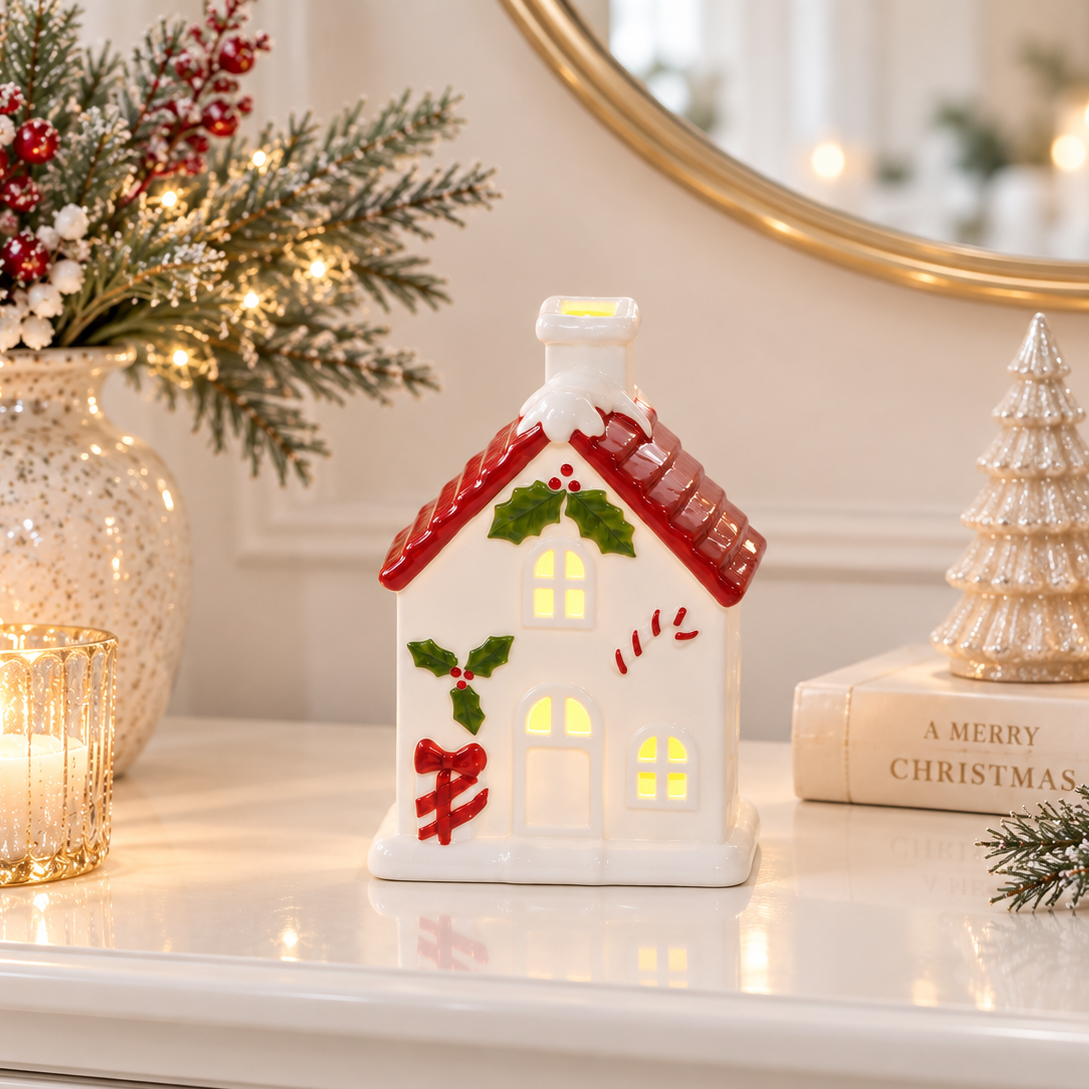 Festive Berries LED House