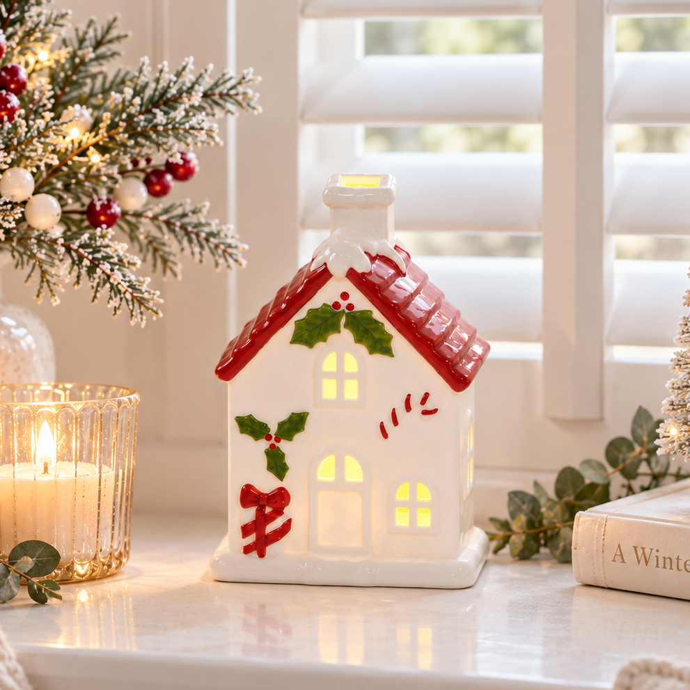 Festive Berries LED House