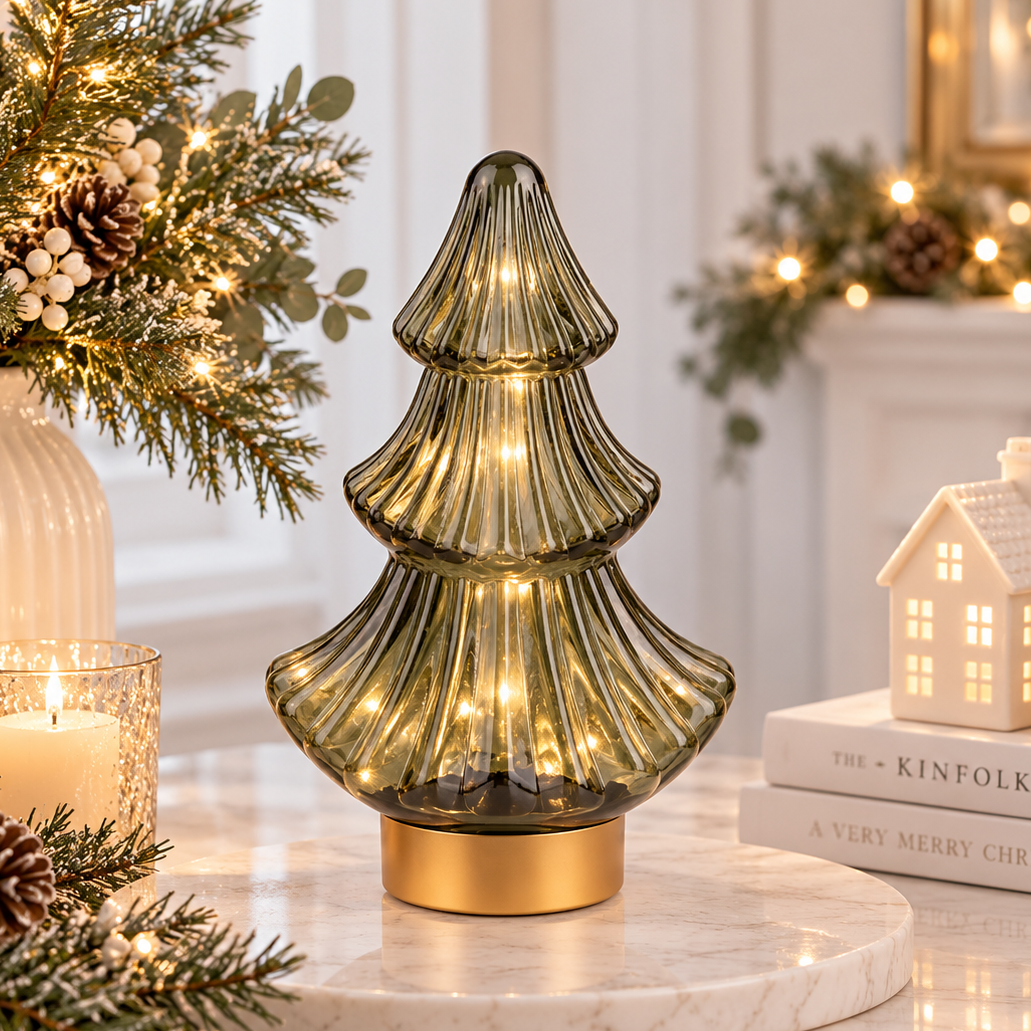 Green Christmas Tree Lamp