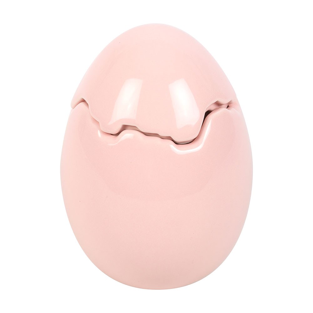 Wild Strawberry & Poppy Pink Egg Shaped Candle