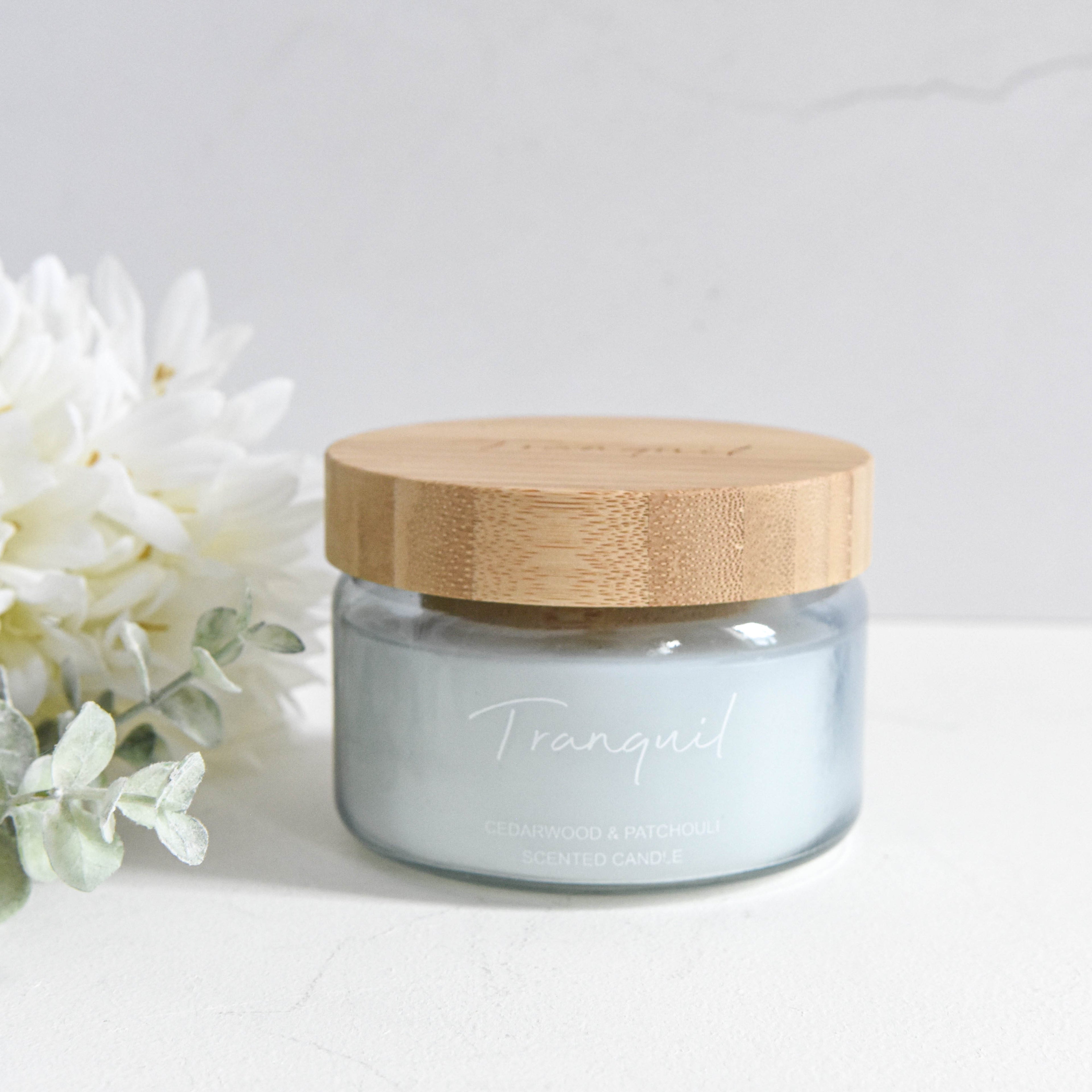 Tranquil Small Candle with Bamboo Lid